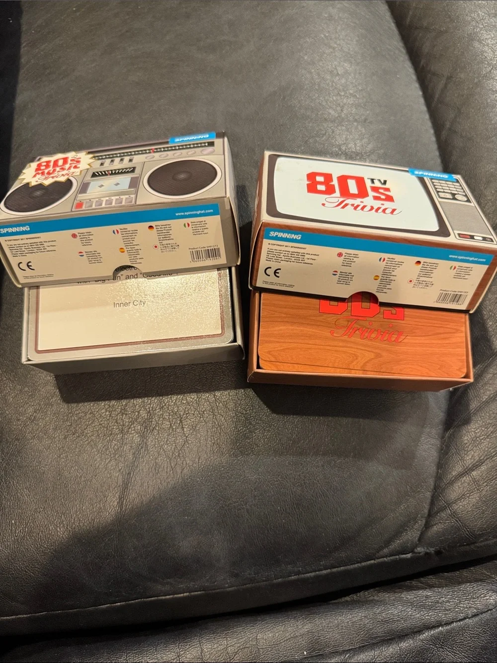 80s Music Trivia & 80’s TV Trivia Boombox Design